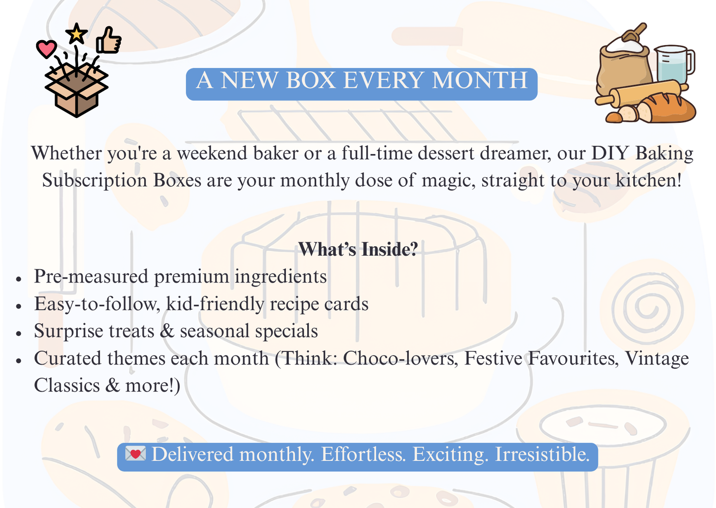 3 Months Dessert Subscription Box