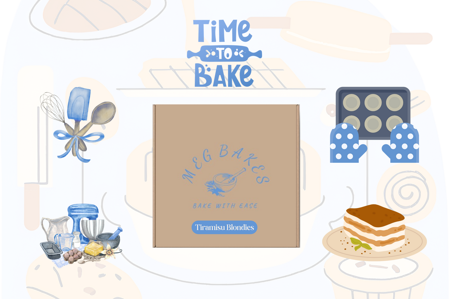 Tiramisu Blondies Kit